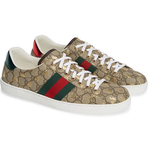 gucci sneakers ace in pelle|gucci ace sneakers nordstrom.